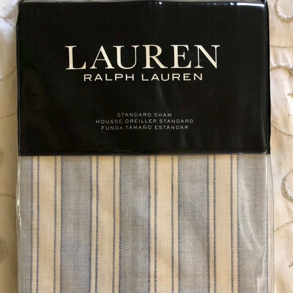 Lauren Ralph Lauren Bedding Graydon Cotton Bold Stripe Standard